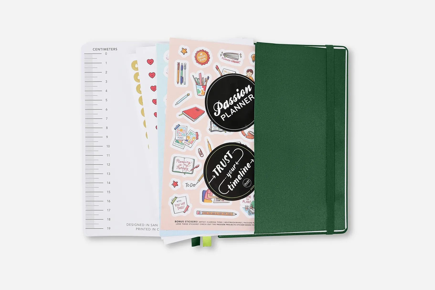 Passion Planner interior layout
